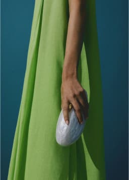 Egg Shell Clutch Bag Acrylic Purse Women Wedding Evening Party Cute Ivory Pearl Color Purse Handbag Summer New 2024