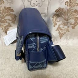 New Retro Printed Messenger Men's Shoulder Bag, Boy Fashionable Mobile Phone Storage Handbag,Pu Casual Trend Crossbody Bag