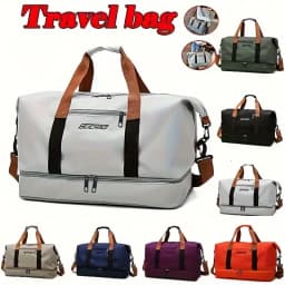 High‑quality Oxford Duffle Travel Bag Portable Gym Handbag Detachable Strap for Weekend Trip Sports Business Outing