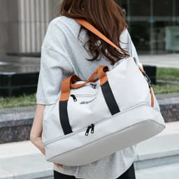High‑quality Oxford Duffle Travel Bag Portable Gym Handbag Detachable Strap for Weekend Trip Sports Business Outing