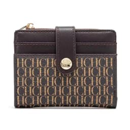 CH Luxury Brand Classic Square Design Wallet Fashion Button Classic Small and Lightweight Luxury Women's Folding Wallet