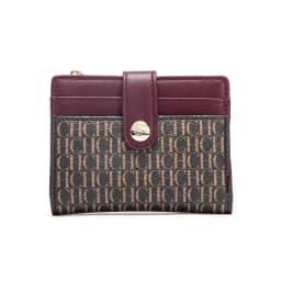 CH Luxury Brand Classic Square Design Wallet Fashion Button Classic Small and Lightweight Luxury Women's Folding Wallet