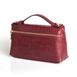 TOPHIIGH Newly Handbag Fashion Portable Make Up Bag For Women Clutch Snake Red Coffee Ladies Hand Bag Purse Ins Hot Selling