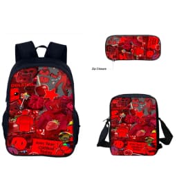 Forsaken Gubby 3 Piece Backpack Lunch Bag Pencil Case Set Kids School Bookbag For Boys Girls Teens Cute Birthday Gift