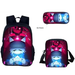 Forsaken Gubby 3 Piece Backpack Lunch Bag Pencil Case Set Kids School Bookbag For Boys Girls Teens Cute Birthday Gift