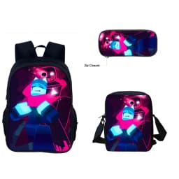 Forsaken Gubby 3 Piece Backpack Lunch Bag Pencil Case Set Kids School Bookbag For Boys Girls Teens Cute Birthday Gift