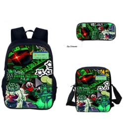 Forsaken Gubby 3 Piece Backpack Lunch Bag Pencil Case Set Kids School Bookbag For Boys Girls Teens Cute Birthday Gift