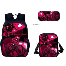 Forsaken Gubby 3 Piece Backpack Lunch Bag Pencil Case Set Kids School Bookbag For Boys Girls Teens Cute Birthday Gift