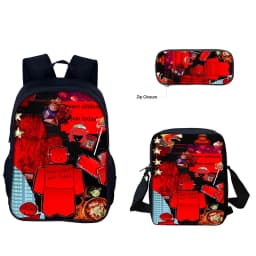 Forsaken Gubby 3 Piece Backpack Lunch Bag Pencil Case Set Kids School Bookbag For Boys Girls Teens Cute Birthday Gift
