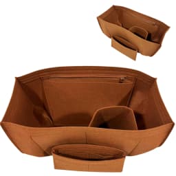 Organizer Insert for Cyme Tote (Large/Mini) – Felt Purse Liner with Zip Pocket & Bottle Holder, Shape Keeper