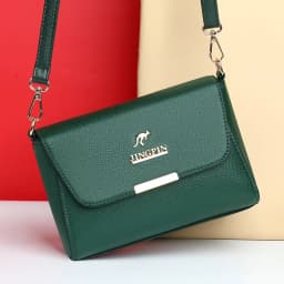 JINGPIN Faux Leather Crossbody Bag Women’s Stylish Shoulder Purse Versatile, Durable, Perfect for Daily Commute & Casual Outings