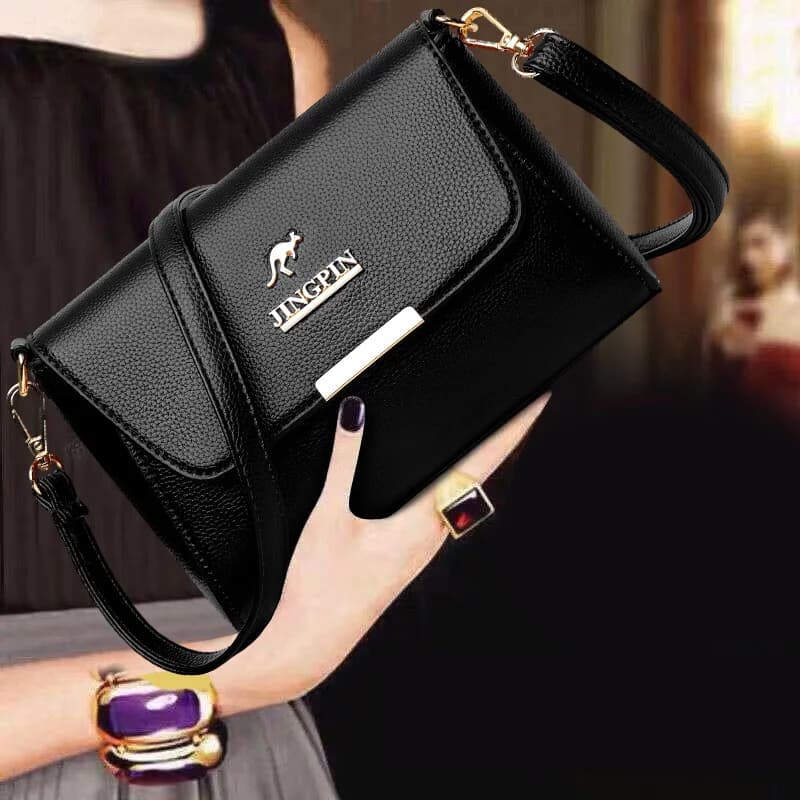JINGPIN Faux Leather Crossbody Bag Women’s Stylish Shoulder Purse Versatile, Durable, Perfect for Daily Commute & Casual Outings