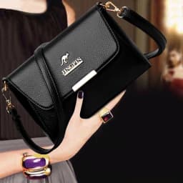 JINGPIN Faux Leather Crossbody Bag Women’s Stylish Shoulder Purse Versatile, Durable, Perfect for Daily Commute & Casual Outings