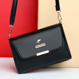 JINGPIN Faux Leather Crossbody Bag Women’s Stylish Shoulder Purse Versatile, Durable, Perfect for Daily Commute & Casual Outings