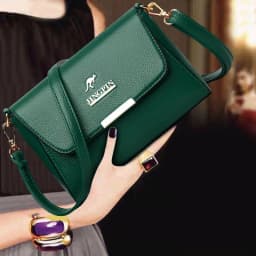 JINGPIN Faux Leather Crossbody Bag Women’s Stylish Shoulder Purse Versatile, Durable, Perfect for Daily Commute & Casual Outings