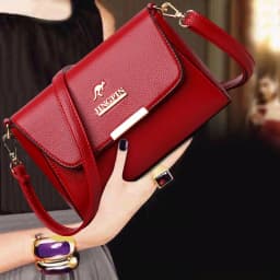 JINGPIN Faux Leather Crossbody Bag Women’s Stylish Shoulder Purse Versatile, Durable, Perfect for Daily Commute & Casual Outings