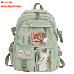 Cute Women Backpacks Waterproof Multi-Pocket Nylon School Backpack for Student Female Girls Kawaii Laptop Book Pack Mochilas