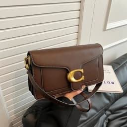 Autumn New Niche Women's Small Square Bag, High‑End Texture Solid Color Simple Versatile Classic Retro Shoulder Crossbody Purse