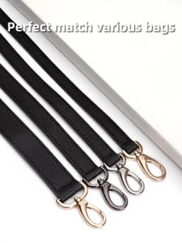 WUTA First Layer Cowhide Genuine Leather Bag Strap Adjustable Shoulder Straps Replacement Handbag Crossbody Belt Bag Accessories