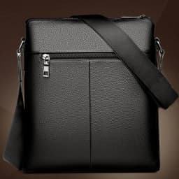 WEIXIER Brand Men's Shoulder Bag Fashion Vintage PU Leather Casual Large Capacity Backpack Messenger Male Crossbody Bag Business
