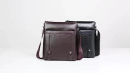WEIXIER Brand Men's Shoulder Bag Fashion Vintage PU Leather Casual Large Capacity Backpack Messenger Male Crossbody Bag Business