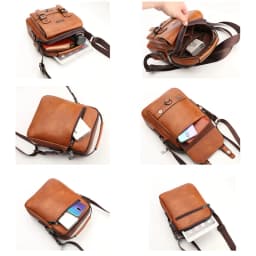 JEEP Brand men bags High quality Leather brown black Business Leisure Shoulder Messnger bags for 7.9 inches iPad male handbags