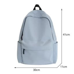 Black Grey White Red Versatile Backpack High Quality Large Capacity Waterproof Travel Bag Washable Nylon Computer Bag Unisex