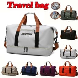 2026 Short Distance Business Travel Handbag Large Capacity Waterproof Storage Bag Men's Portable Sports and Fitness Bag