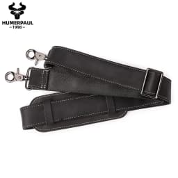 127cm Long Adjustable Genuine Leather Bag Strap for Crossbody Solid Color Messenger Shoulder Bag Strap Replacement Accessorie
