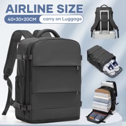 Hand Luggage Ryanair 40x30x20 Travel Backpack Carry-on Bag Aircraft Cabin max wizz air Backpack, Women's Men's Notebook Backpack