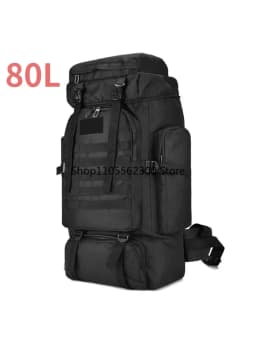 80L/100L Mountaineering Bag Climb Bag Tactical Backpacks Large Backpack Outdoors Hiking Camping Travel Bags