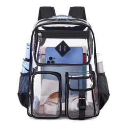 New transparent backpackPVCbackpack for outdoor fitness Waterproof Large capacity small middle and high school grade backpack