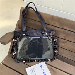 Cute Commuting Shoulder Bag Crossbody Handle Bag for Anime Fans Big Capacity JK Tote Comfortable and Versatile Texture Ita Bag