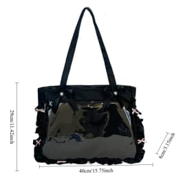 Cute Commuting Shoulder Bag Crossbody Handle Bag for Anime Fans Big Capacity JK Tote Comfortable and Versatile Texture Ita Bag