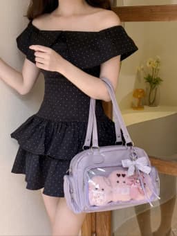 Popular Cute Bar Pain Bag Fashionable Three-Color Versatile Portable Backpack Bowling Crossbody Backpack, New Model