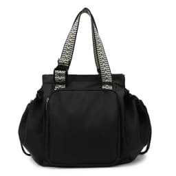Nylon Shoulder Bag Solid Color Bag Body Fashionable Versatile Portable Mommy Bag Large Capacity Travel Tote Bag