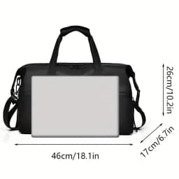 Large Capacity Travel Bag, Portable Overnight Duffel Bag Unisex Sport Fitness Bag, Perfect For Sports And Outdoor Adventures