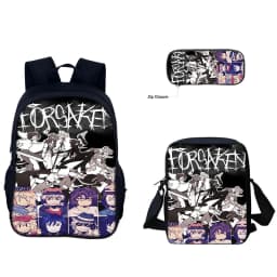 3pcs/set 3D Game Forsaken Gubby Primary and Secondary School Students Schoolbag Backpack shoulder Bag Pencil Bag School Bag