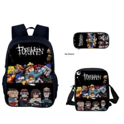 3pcs/set 3D Game Forsaken Gubby Primary and Secondary School Students Schoolbag Backpack shoulder Bag Pencil Bag School Bag