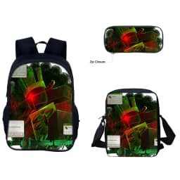 3pcs/set 3D Game Forsaken Gubby Primary and Secondary School Students Schoolbag Backpack shoulder Bag Pencil Bag School Bag