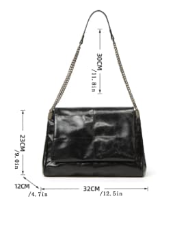 Large Capacity Commuting Bag 2024 New Spring/Summer Women's Chain Tote Bag, High-End and Fashionable Single Shoulder Underarm Bag
