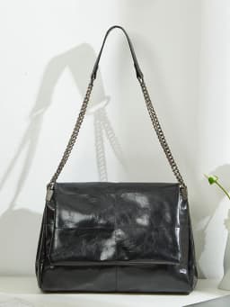 Large Capacity Commuting Bag 2024 New Spring/Summer Women's Chain Tote Bag, High-End and Fashionable Single Shoulder Underarm Bag