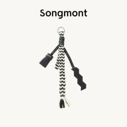 Songmont Pendant Tiger Tooth Udo Woven Charms Courage Stone Transit Cylinder Nothing Bead Piece