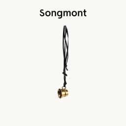 Songmont Pendant Tiger Tooth Udo Woven Charms Courage Stone Transit Cylinder Nothing Bead Piece