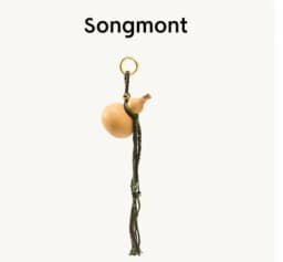 Songmont Pendant Tiger Tooth Udo Woven Charms Courage Stone Transit Cylinder Nothing Bead Piece