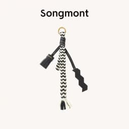 Songmont Pendant Tiger Tooth Udo Woven Charms Courage Stone Transit Cylinder Nothing Bead Piece
