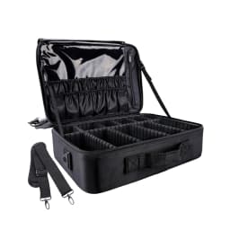 Large Capacity Makeup Case - 3 Sizes Cosmetic Organizer Brush Bag Barber Train Case for Makeup Artists Hair Cutter Sets