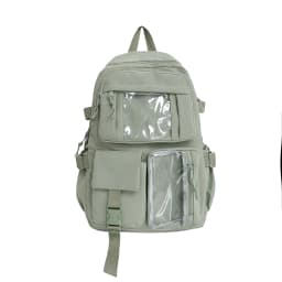New Cute Nylon Backpack Suitable for Young Girls, Female Students, and Ladies, Multi-Pocket Student Backpack