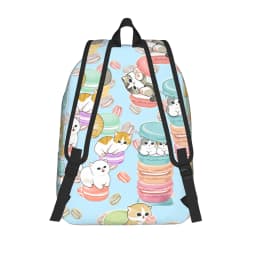 Mofusand Backpack Boy Polyester University Backpacks Pattern Fashion High School Bags Rucksack