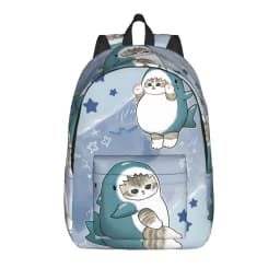 Mofusand Backpack Boy Polyester University Backpacks Pattern Fashion High School Bags Rucksack